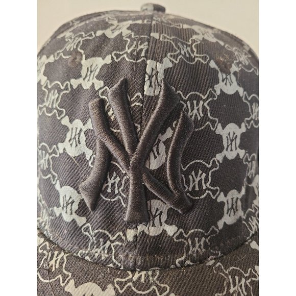 RARE‎ NY Yankees Skull and Bones Black Hat (sz. 7.5) - Picture 2 of 7
